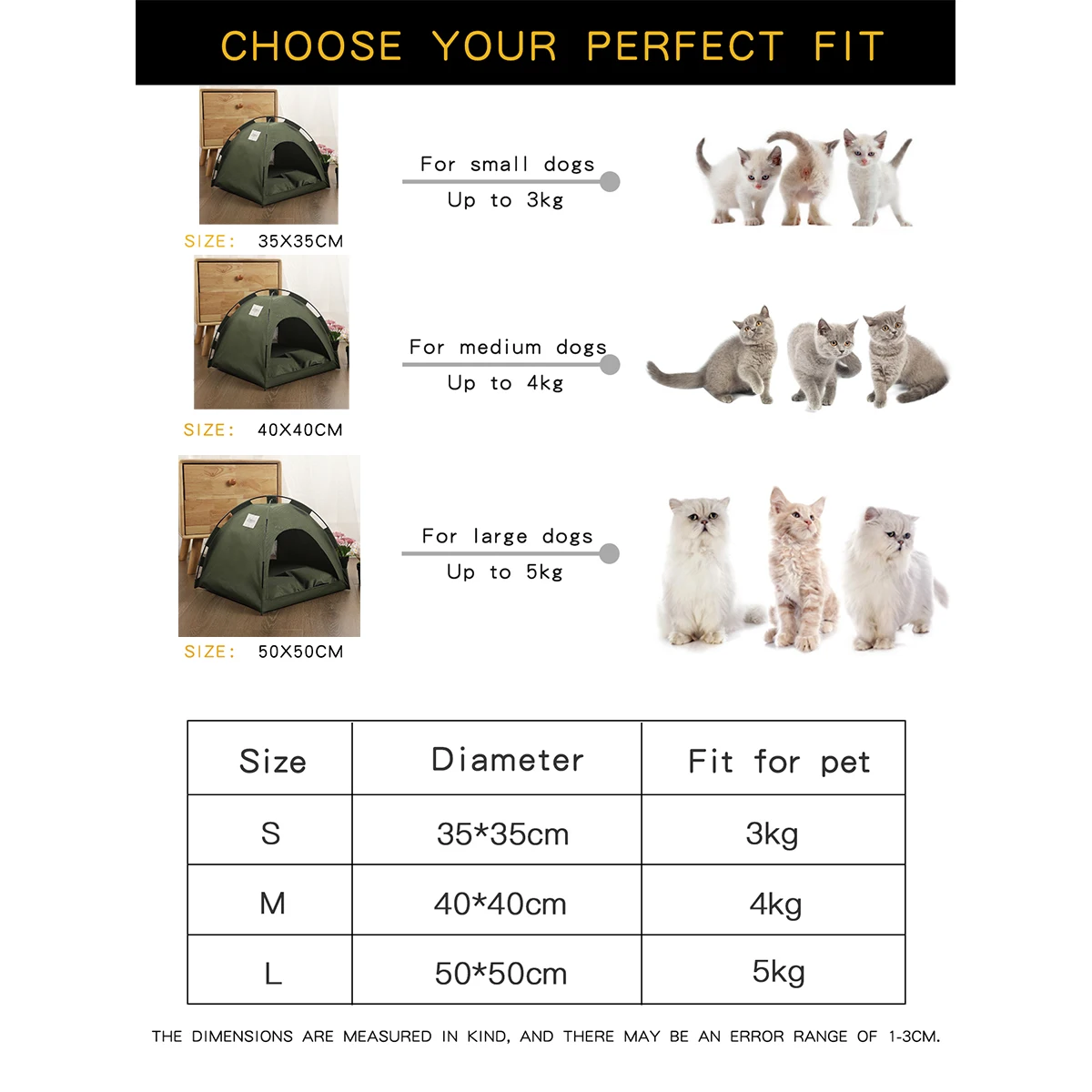 kf-S64d4b75ee12a42a996f0a0d4f1301416n Pet Tent Bed Cats House Supplies Products Accessories Warm Cushions Furniture Sofa Basket Beds Winter Clamshell Kitten Tents Cat - Image 6