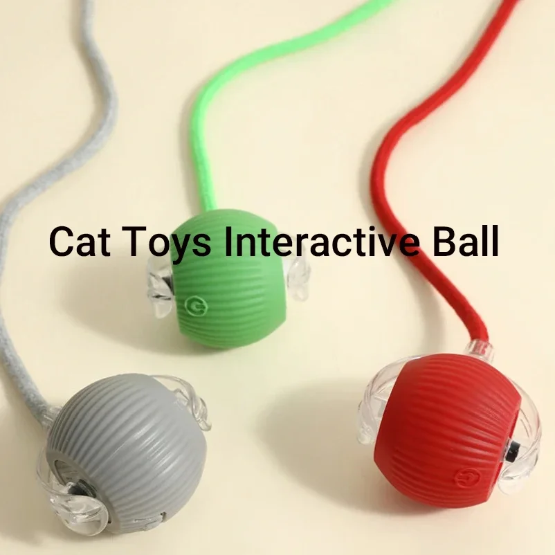 kf-Sead243806b1541599260196dcb2aebaeg New Cat Interactive Ball Toy,Automatic Rolling Cat Ball Rechargeable,Smart Kitten Interactive Toy,Intelligent Balls Toy for Cat - Image 3